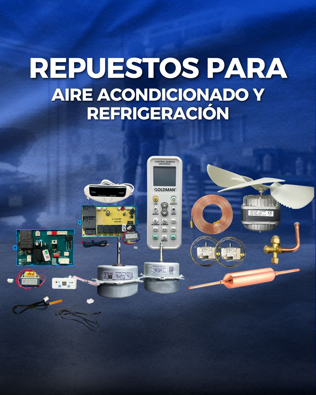 REPUESTOS PARA AIRE ACONDICIONADO Y REFRIGERACIÓN